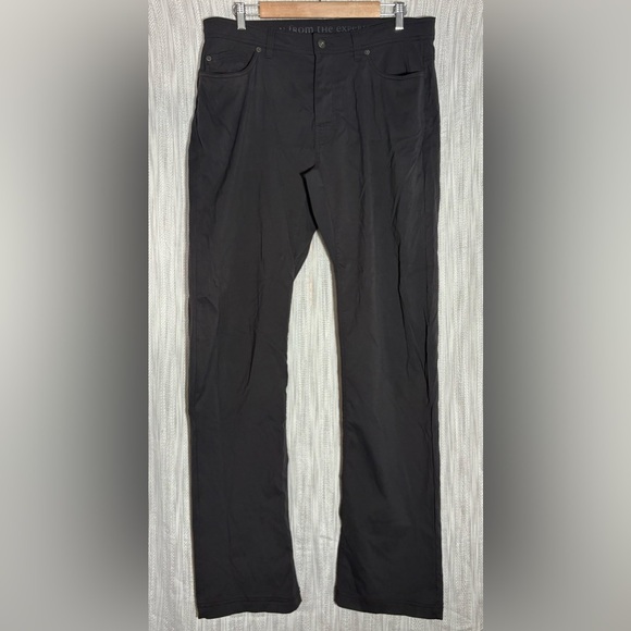 PrAna Mens Charcoal Grey Pants size 36 - Picture 1 of 3